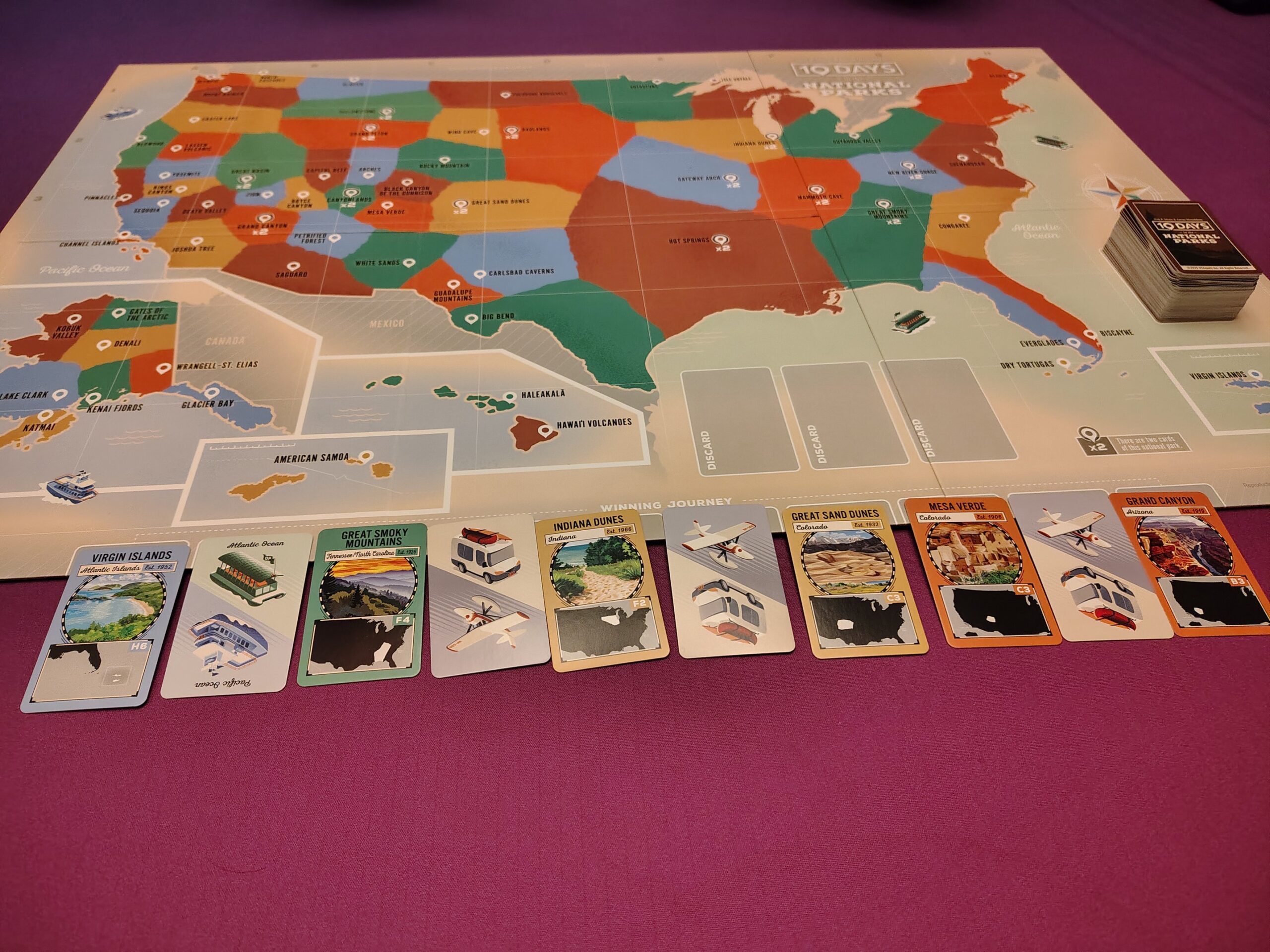 10 Days in the National Parks Settler of the Boards